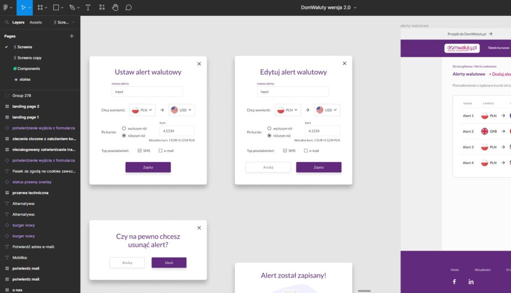 UX w trakcie projektowania dedykowanego oprogramowania do obsługi kantoru internetowego